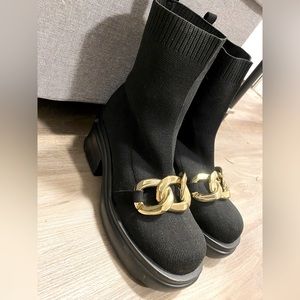 Casual Black Boots